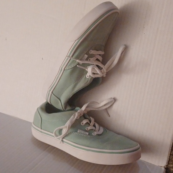4/$40 Mint Green Vans Sneakers - Size US 3 (Missy) - Picture 4 of 12